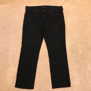 Men's Black Straight Jeans